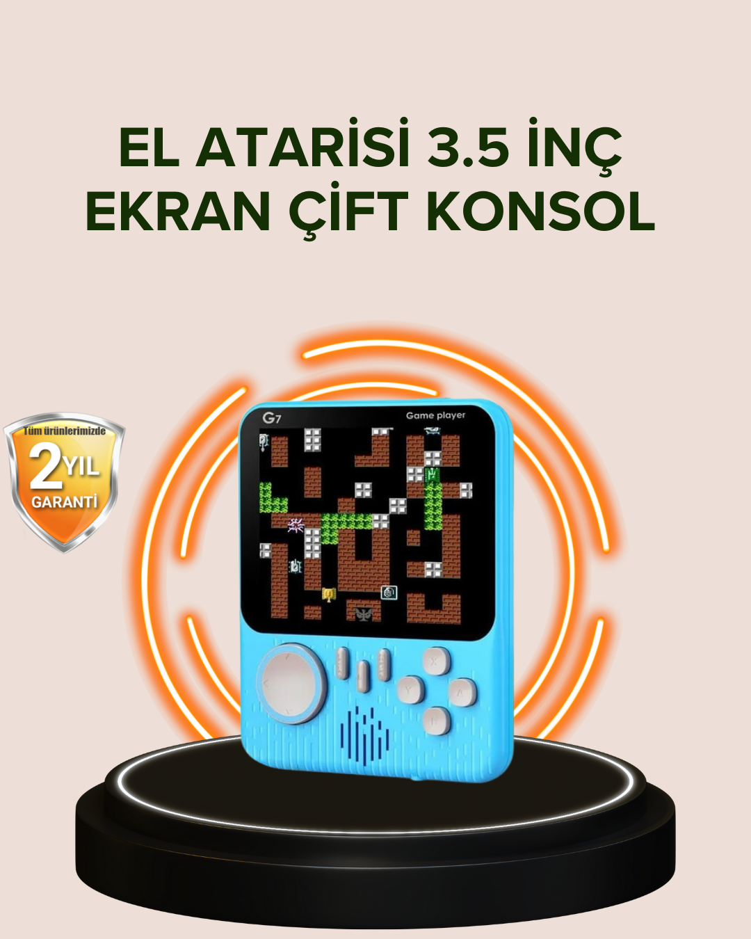 2-58 TV Bağlantılı Çift Oyunculu Şarjlı Retro Gamepad Seti - Vipsepet - Görsel 1