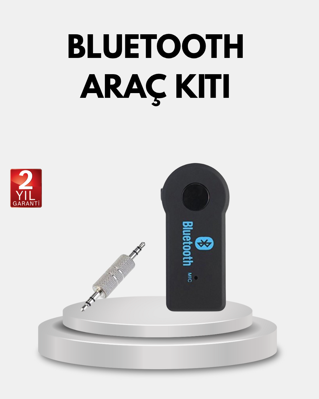2-60 Car Bluetooth AUX Oto MP3 Player Kablosuz Müzik ve Görüşme Cihazı - Vipsepet - Görsel 1