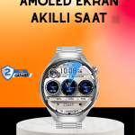 Akıllı Saat AMOLED Ekran Bluetooth Aramalı – Nabız, Uyku ve Spor Takipli - Vipsepet