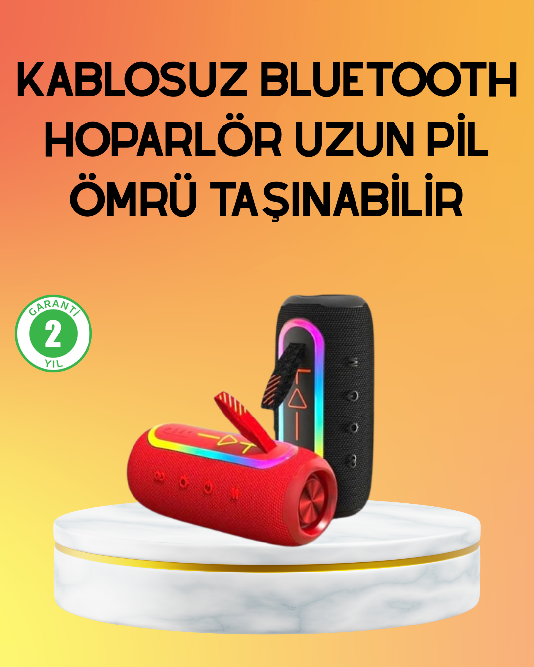 2-62 Yüksek Ses Kaliteli Kablosuz Hoparlör LED Işıklı - Vipsepet - Görsel 1