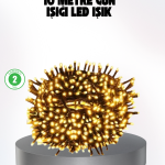 Animasyonlu LED Işıklı 10 Metre Uzaktan Kumandalı Dekoratif Işık - Vipsepet