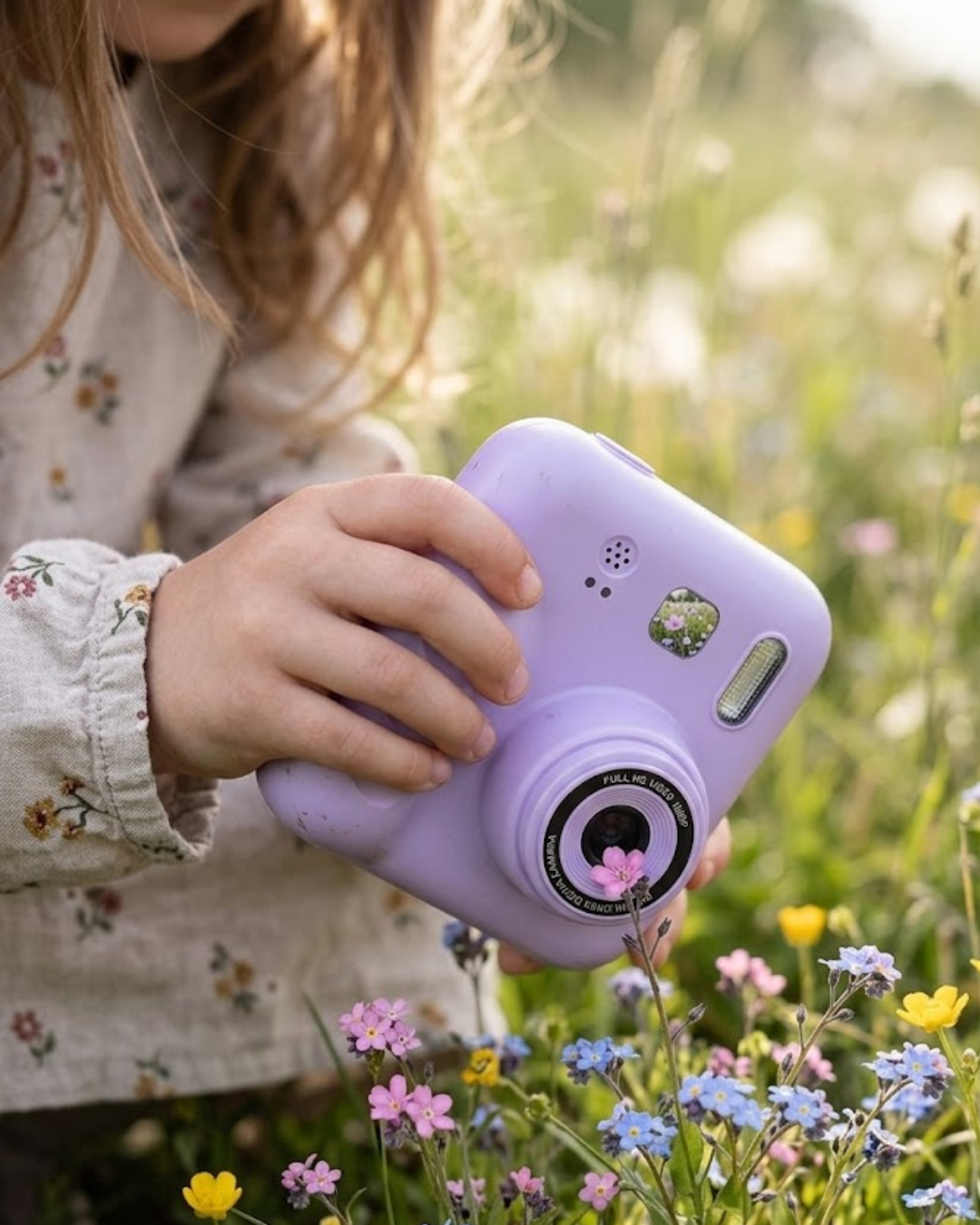 2-67 Mini Çocuk Kamerası Fotoğraf Video Çekim 4 Rulo Kağıt ve 5 Kalem Hediyeli - Vipsepet - Görsel 1