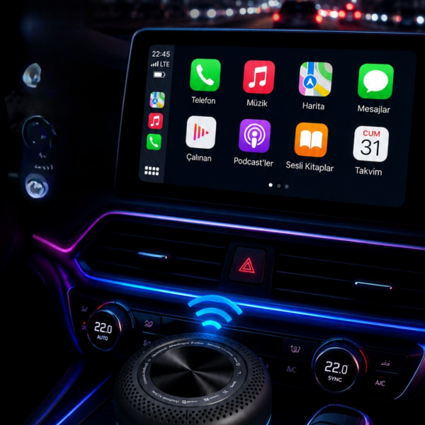 HDMI Çıkışlı CarPlay Box Akıllı TV Dönüştürücü 4GB 64GB Android Sistem - Vipsepet
