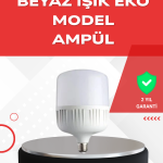 Elektrik Kesintileri İçin Şarjlı LED Ampul 30W E27 Beyaz Işık - Vipsepet