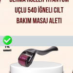 Titanyum Mikro İğneli Dermaroller 1 mm Kırışıklık ve Leke Karşıtı - Vipsepet