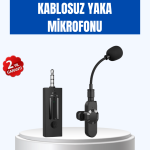 Bluetooth 5.2 Destekli Gürültü Önleyici Kablosuz Mikrofon - vipsepet