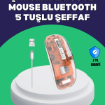 Sessiz ve Ergonomik Kablosuz Fare - 30 Gün Kullanım, 2 Modlu Bağlantı - Vipsepet