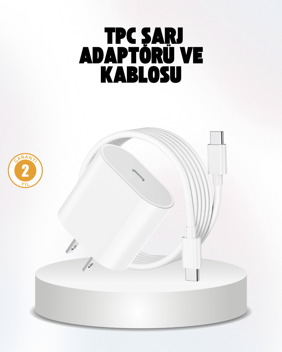 2-72 iPhone ve iPad Uyumlu 20W Güvenli USB-C Hızlı Şarj Adaptörü - Vipsepet - Görsel 1
