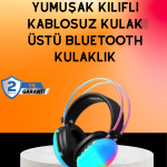 IPX4 Suya Dayanıklı Kablosuz Kulak Üstü Gaming Kulaklık - Vipsepet