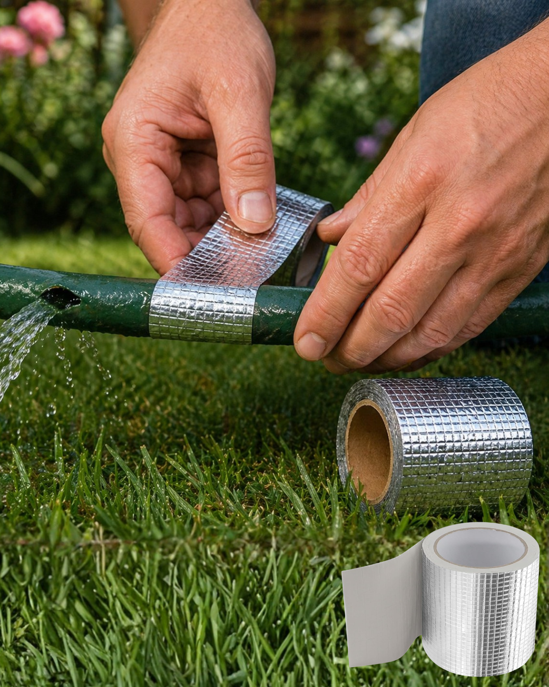 2-77 96mm Su Kaçak Önleyici Tamir Bandı 2 Metre Güçlü Yapışkanlı Onarım Bandı - Vipsepet - Görsel 1
