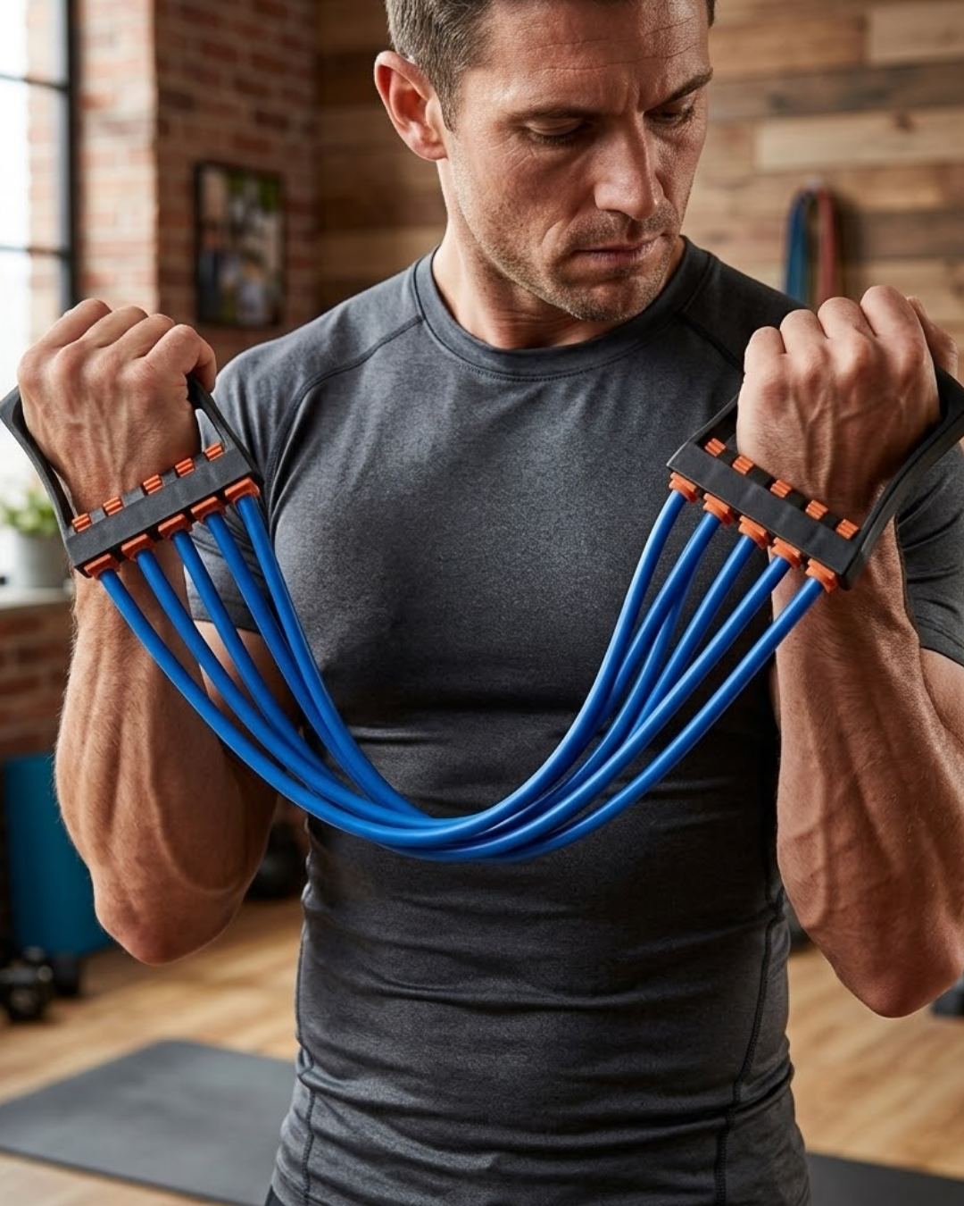 2-78 Fitness Direnç Lastiği Evde Spor İçin Çok Amaçlı Egzersiz Bandı - Vipsepet - Görsel 1