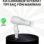 Taşınabilir Fön Makinesi Katlanır Gövde Enerji Tasarruflu - Vipsepet