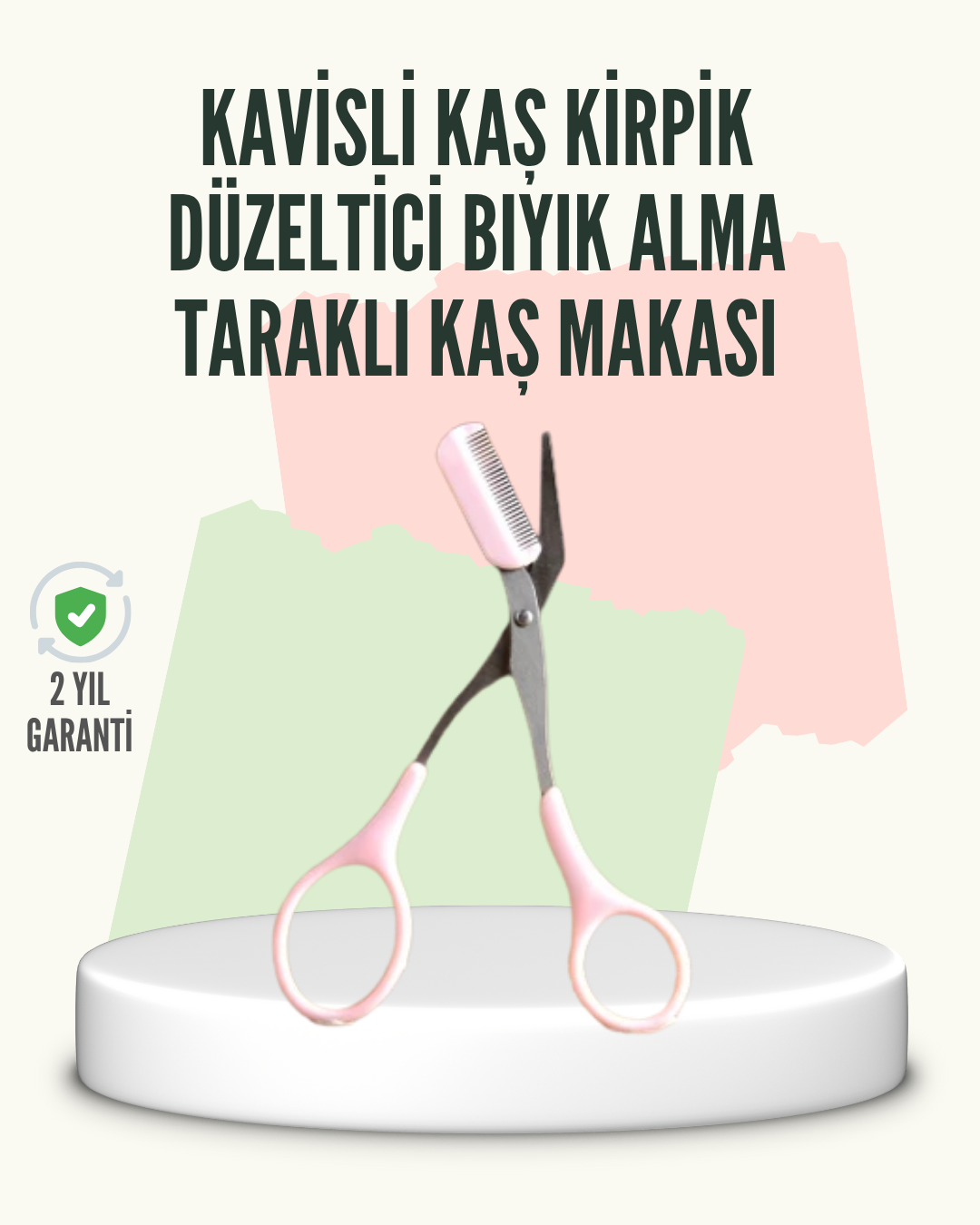 2-88 İnce Uçlu Çok Amaçlı Kaş Makası - Vipsepet - Görsel 1