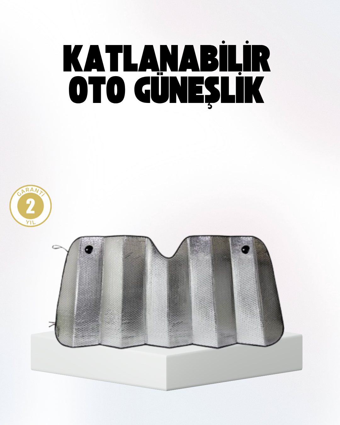 2-90 Otomobil Güneşliği – Katlanabilir Tasarım ve Süngerli Isı Yalıtımı - vipsepet - Görsel 1