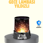 LED Renk Değiştiren Yıldız Projektör Galaxy Efektli Gece Lambası - Vipsepet