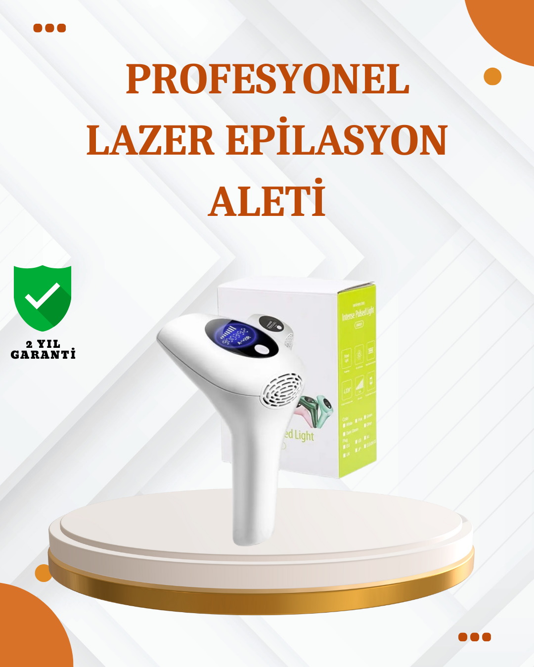 2-94 Hasuba IPL Lazer Epilasyon Cihazı HS-262 Ev Tipi Kullanım İçin - Vipsepet - Görsel 1