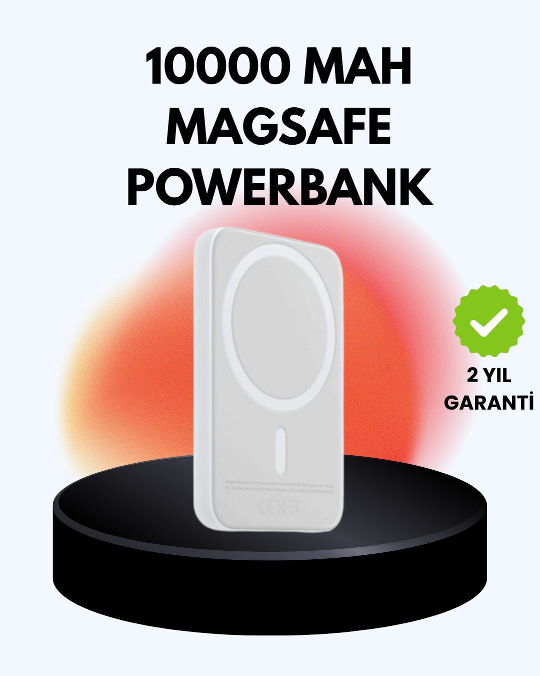 2-96 Ultra İnce Manyetik Powerbank – Hızlı Şarj, Güçlü Tutuş, 10000 mAh Kapasite - vipsepet - Görsel 1