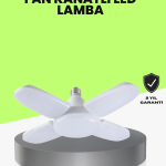 Katlanabilir 4 Kollu LED Ampül 60 Watt 6000 Lumen Beyaz Işık - Vipsepet