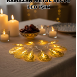Secde Eden Adam Figürlü Ay Tasarımlı Ramazan LED Işık - Vipsepet