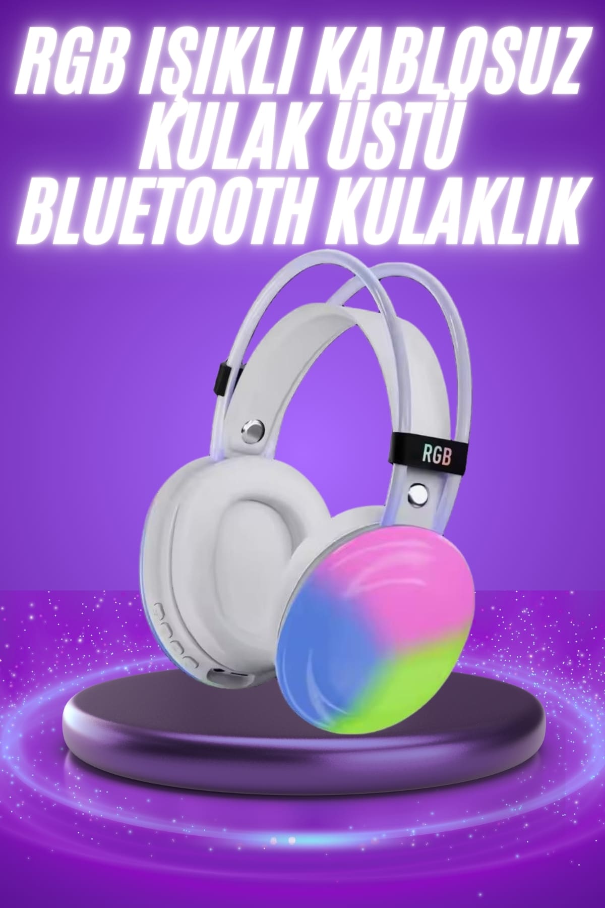 21-14 2025 Model Bluetooth Kulaklık Kulak Üstü Kablosuz Uzun Ömürlü Unısex - vipsepet - Görsel 1