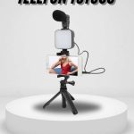 Akıllı Telefon Vlog Kiti Tripod Mini Mikrofonlu Telefon Tutucu - vipsepet