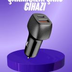 38W USB Type-C Girişli Oto Çakmaklık Araç İçi Hızlı Şarj Çakmaklık Şarj Aleti - vipsepet