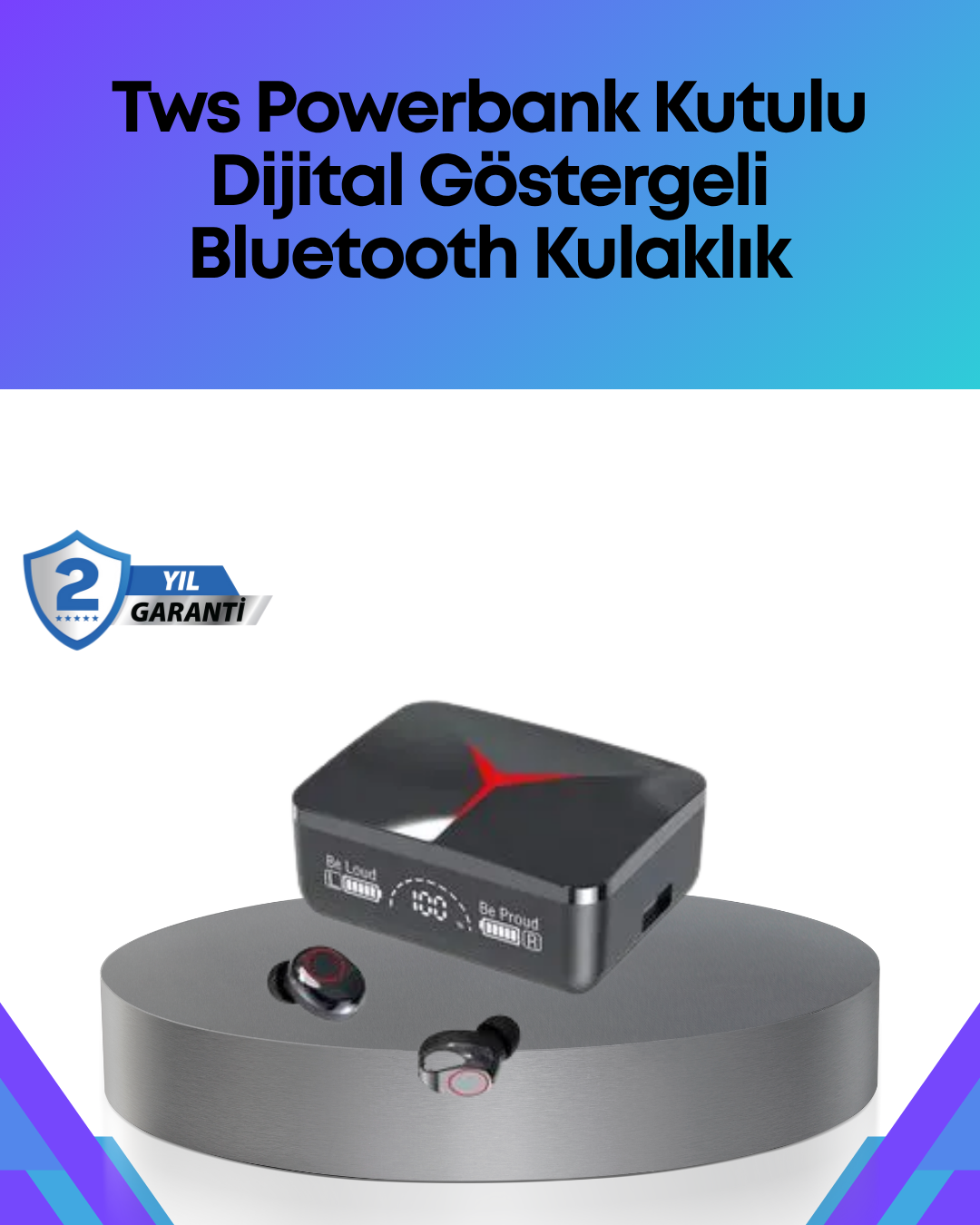 3-10 Uzun Pil Ömürlü Bluetooth Kulaklık – Spor ve Günlük Kullanım İçin Uygun - vipsepet - Görsel 1