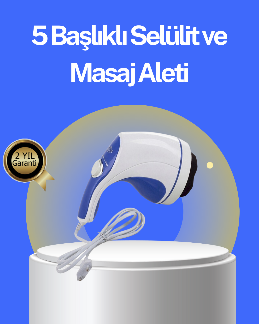 3-100 Kas Rahatlatıcı ve Yağ Yakma Masaj Makinesi – Hız Ayarlı - Vipsepet - Görsel 1