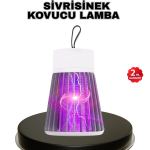 Mor Işıklı Şarjlı Böcek Öldürücü Lamba – Ev, Balkon ve Kamp Kullanımına Uygun - Vipsepet