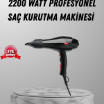 2200W Fön Makinesi – Profesyonel AC Motor, Soğuk ve Sıcak Üfleme - Vipsepet