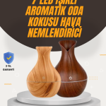 Aromaterapi Özellikli Ultrasonik Taşınabilir Oda ve Ofis Nemlendirici - Vipsepet