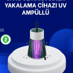 2’si 1 Arada LED Işıklı Elektrikli Böcek Öldürücü - Vipsepet