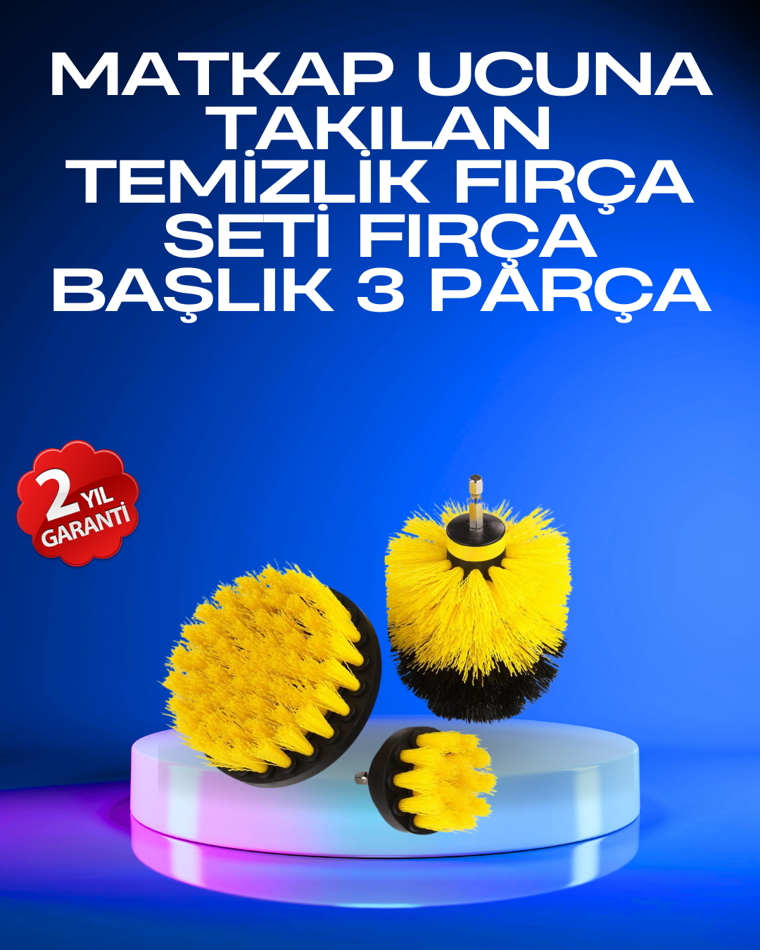 3-116 Profesyonel Matkap Ucu Temizlik Fırçası 3’lü Set - Vipsepet - Görsel 1