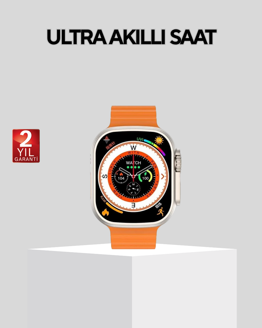 3-116 Akıllı Saat – Nabız Ölçer, Uyku Takibi, GPS, Suya Dayanıklı Tasarım - Vipsepet - Görsel 1