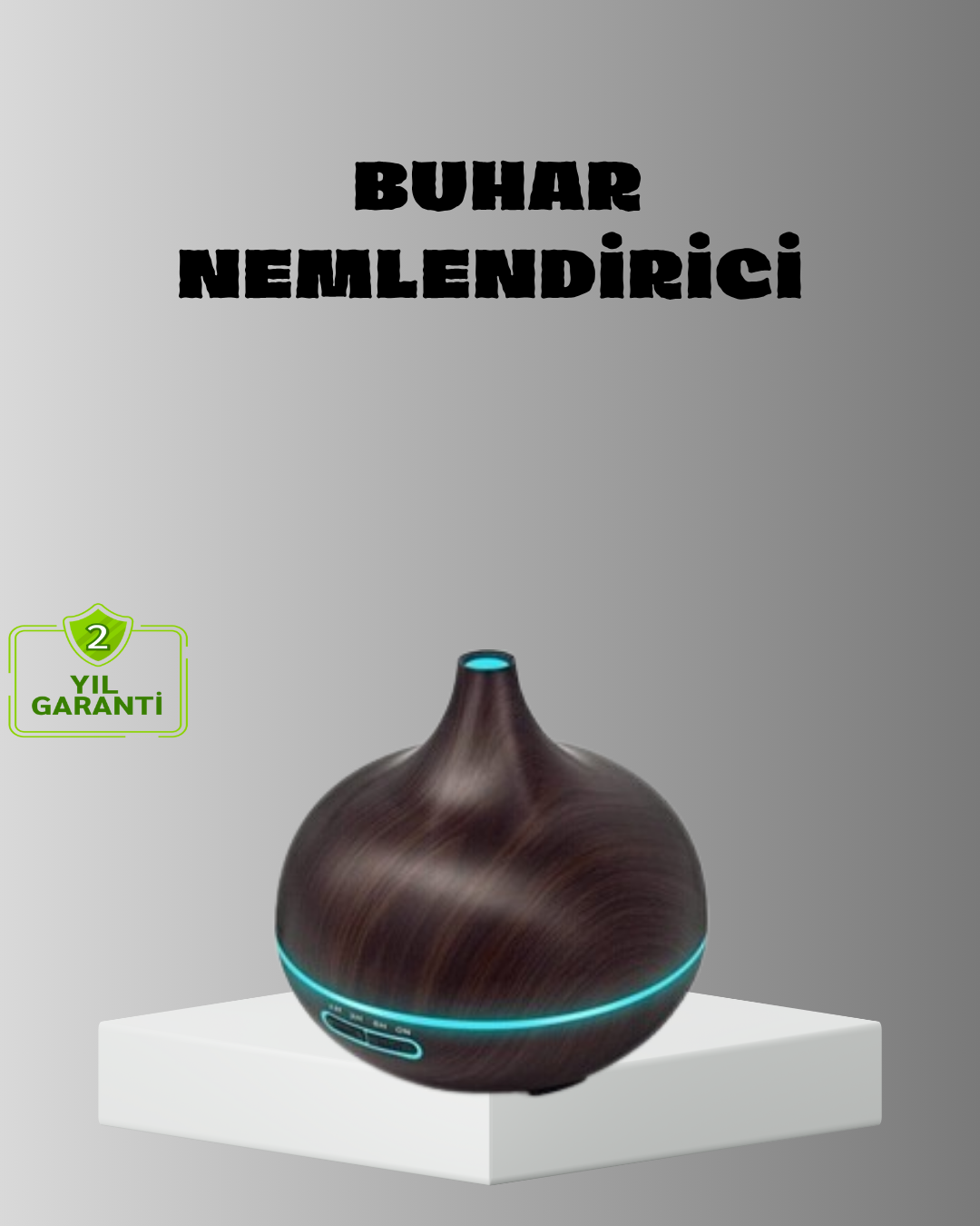 3-13 Aromaterapi Difüzörü 550 ml Ultrasonik Nemlendirici Otomatik Kapanma Özellikli - Vipsepet - Görsel 1