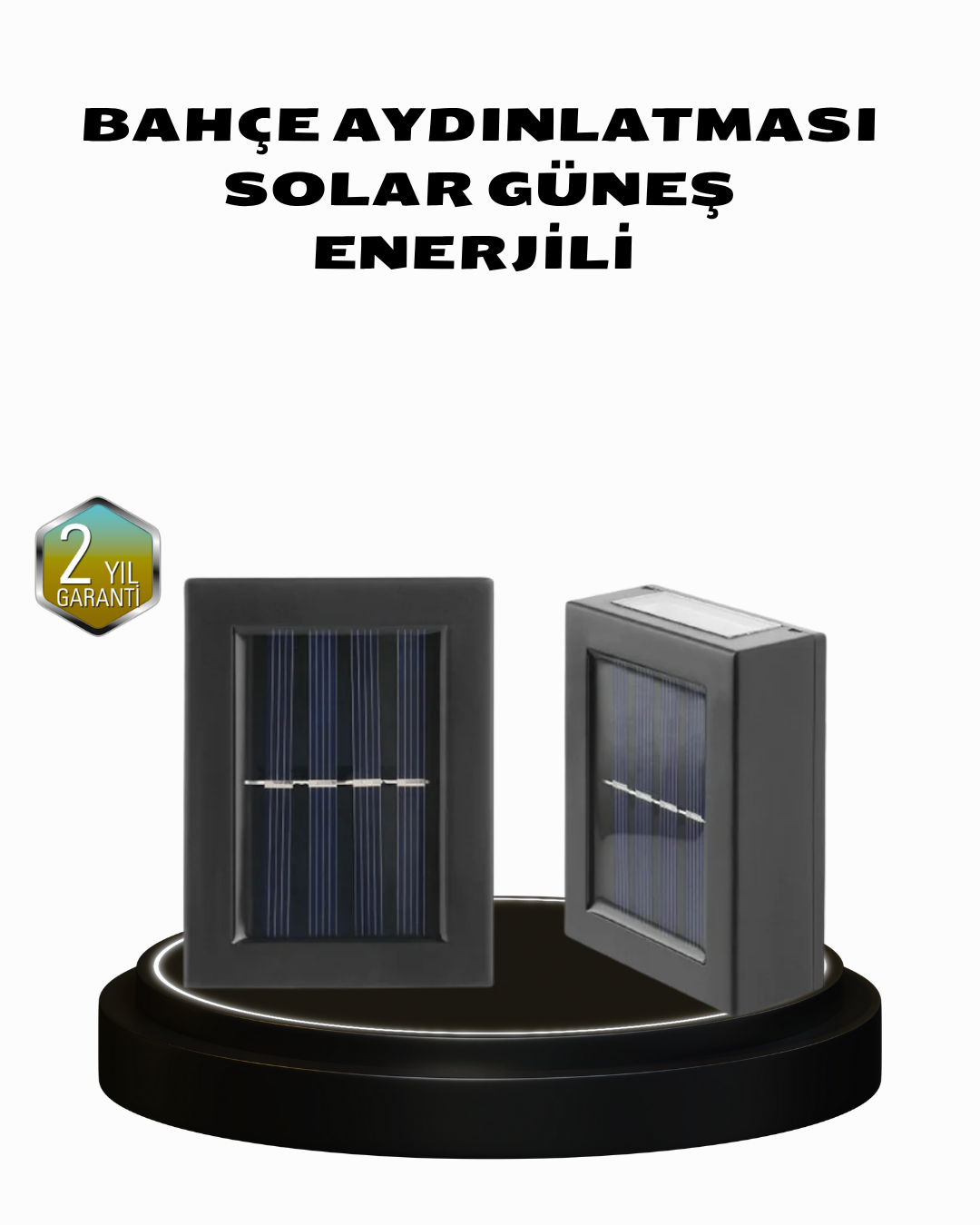 3-133 Dayanıklı Solar Aplik Hava Koşullarına Dayanıklı Dış Mekan Işığı - Vipsepet - Görsel 1