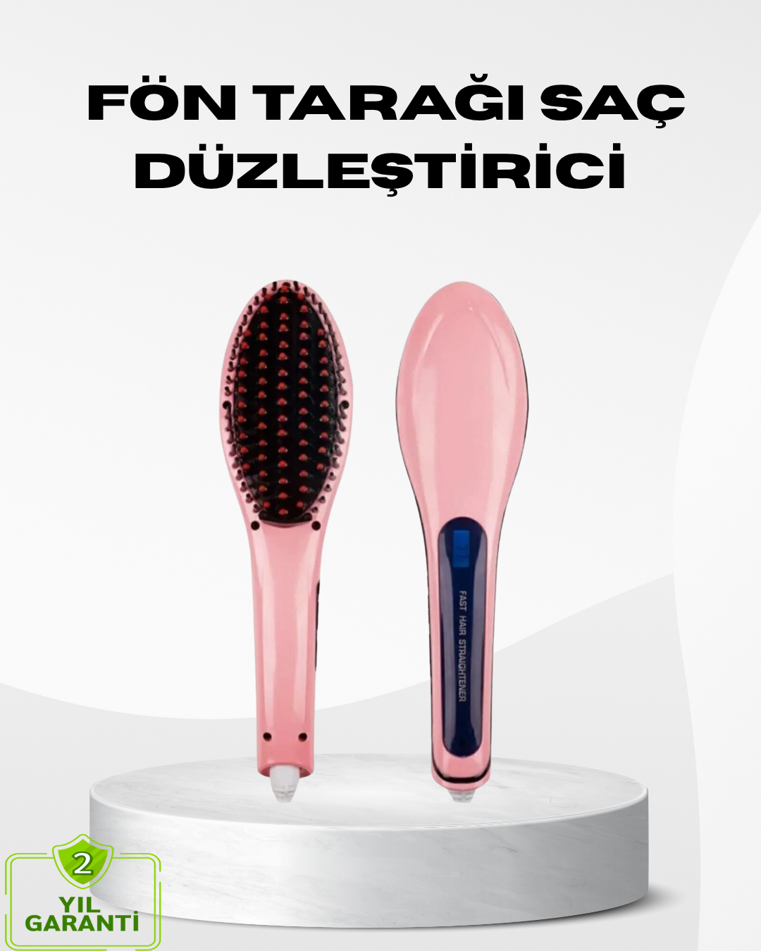 3-137 Seramik Plakalı Saç Düzleştirici Hızlı Isınan 5 Kademe Isı Ayarlı - Vipsepet - Görsel 1