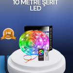 10 Metre USB Smart Şerit Led Kumandalı Telefon Kontrollü - Vipsepet