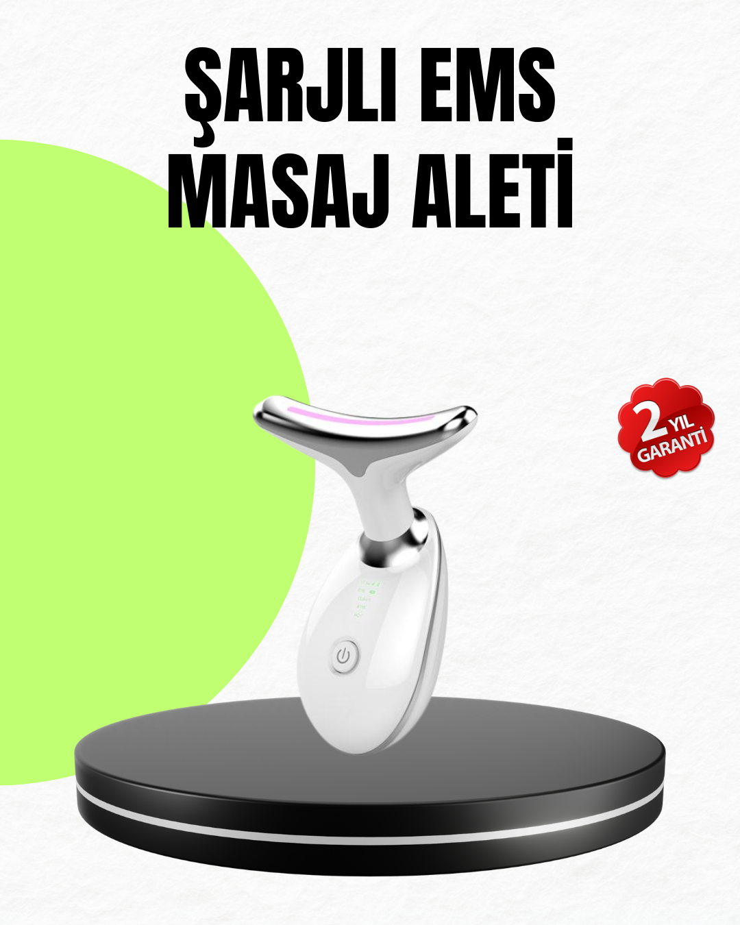 3-147 Kırışıklık Önleyici Güzellik Cihazı | Mikro Akım Masaj ve Isı Terapisi - Vipsepet - Görsel 1