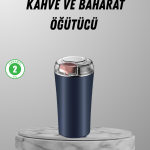 Elektrikli Kahve ve Baharat Öğütücü – Güçlü Motor, Paslanmaz Çelik Gövde, Kolay Temizlik - Vipsepet