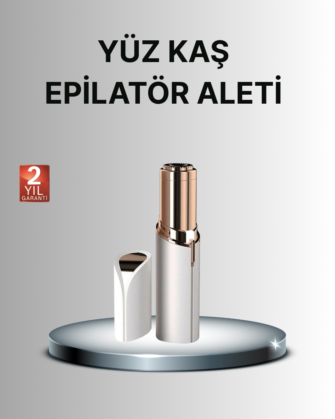 3-151 Taşınabilir Yüz ve Kaş Epilatörü – Acısız Tüy Temizleme - Vipsepet - Görsel 1