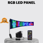 RGB LED Panel – Çok Renkli, Kumandalı, USB Bağlantılı Yazı ve GIF Gösterimli Akıllı Lamba - Vipsepet