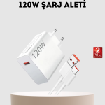 120W USB-C Şarj Adaptörü Süper Hızlı Şarj Güç Kaynağı Seti - Vipsepet