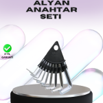 9 Parça Alyan Anahtar Seti Farklı Metrik Ölçü Pratik Taşıma - Vipsepet