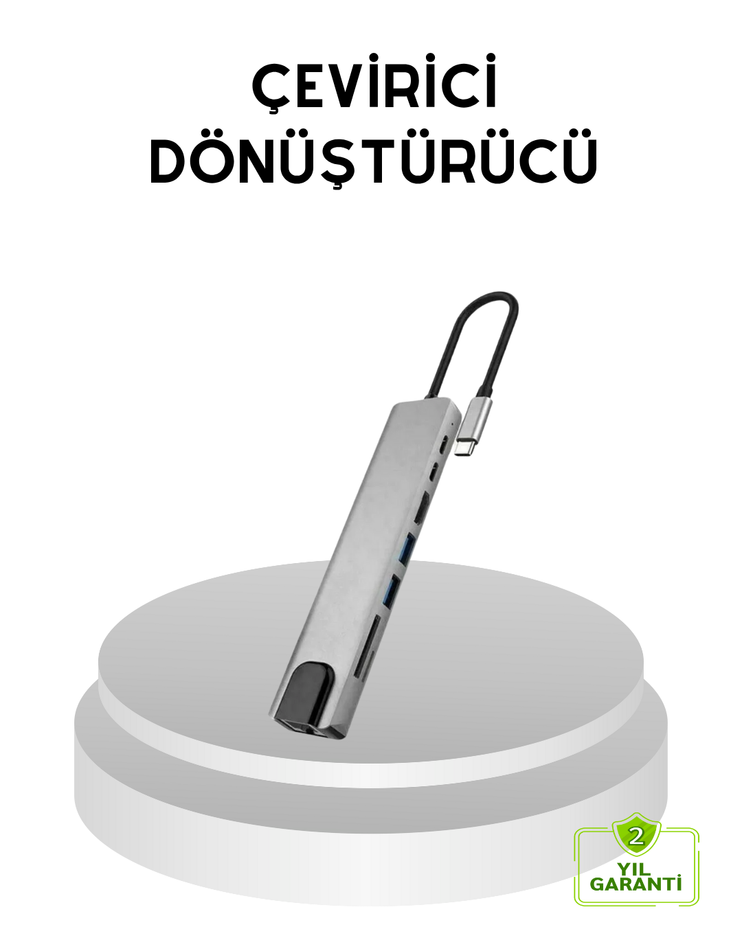 3-168 Dönüştürücü Hub – Kompakt, Dayanıklı ve Yüksek Hızlı Bağlantı - Vipsepet - Görsel 1