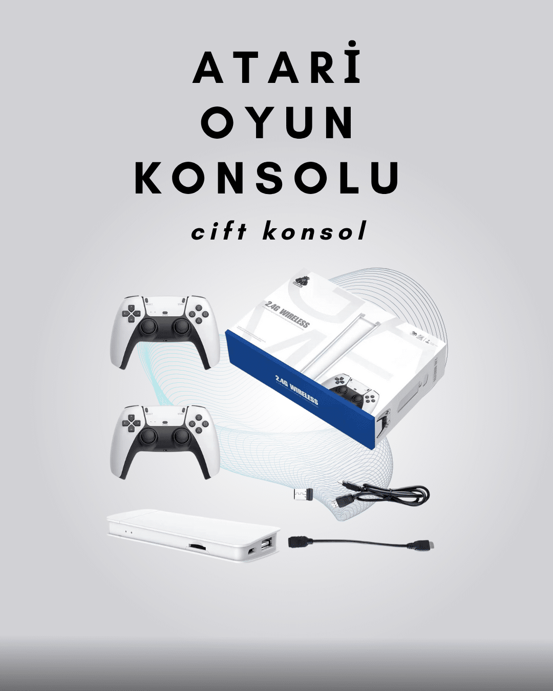 3-17 4K Destekli Bluetooth Retro Oyun Konsolu – M15 Modeli - Vipsepet - Görsel 1