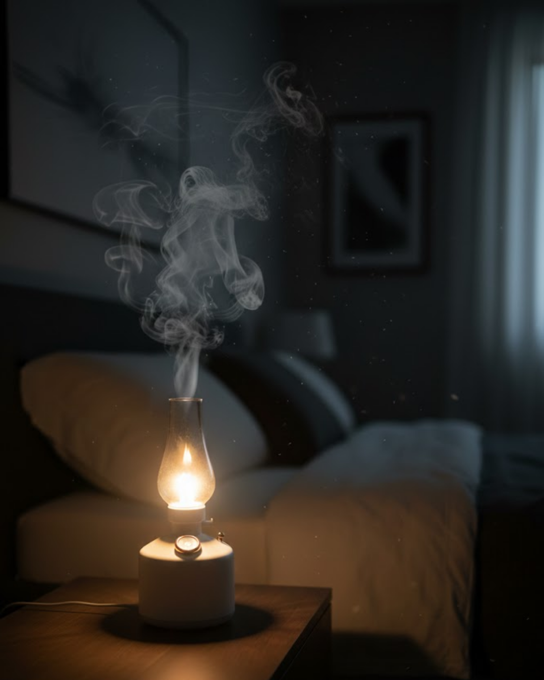 3-171 280 ml Retro Tasarım LED Işıklı USB Nemlendirici Aroma Difüzör - Vipsepet - Görsel 1