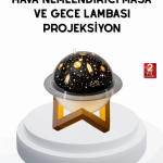 USB Mini Hava Nemlendirici ve Projeksiyon Lamba – Taşınabilir, Sessiz, Dekoratif Aromaterapi Cihazı - Vipsepet