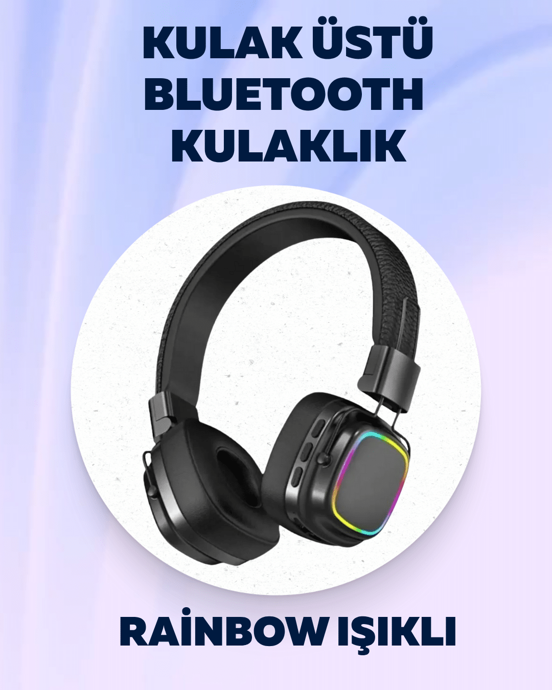 3-18 Yüksek Ses Kaliteli Kablosuz Kulak Üstü Kulaklık – BT 5.3 - Vipsepet - Görsel 1