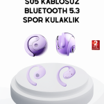 S05 Bluetooth 5.3 Kulaklık IPX4 Su Geçirmez Hızlı Eşleşme Güçlü Stereo Ses - vipsepet
